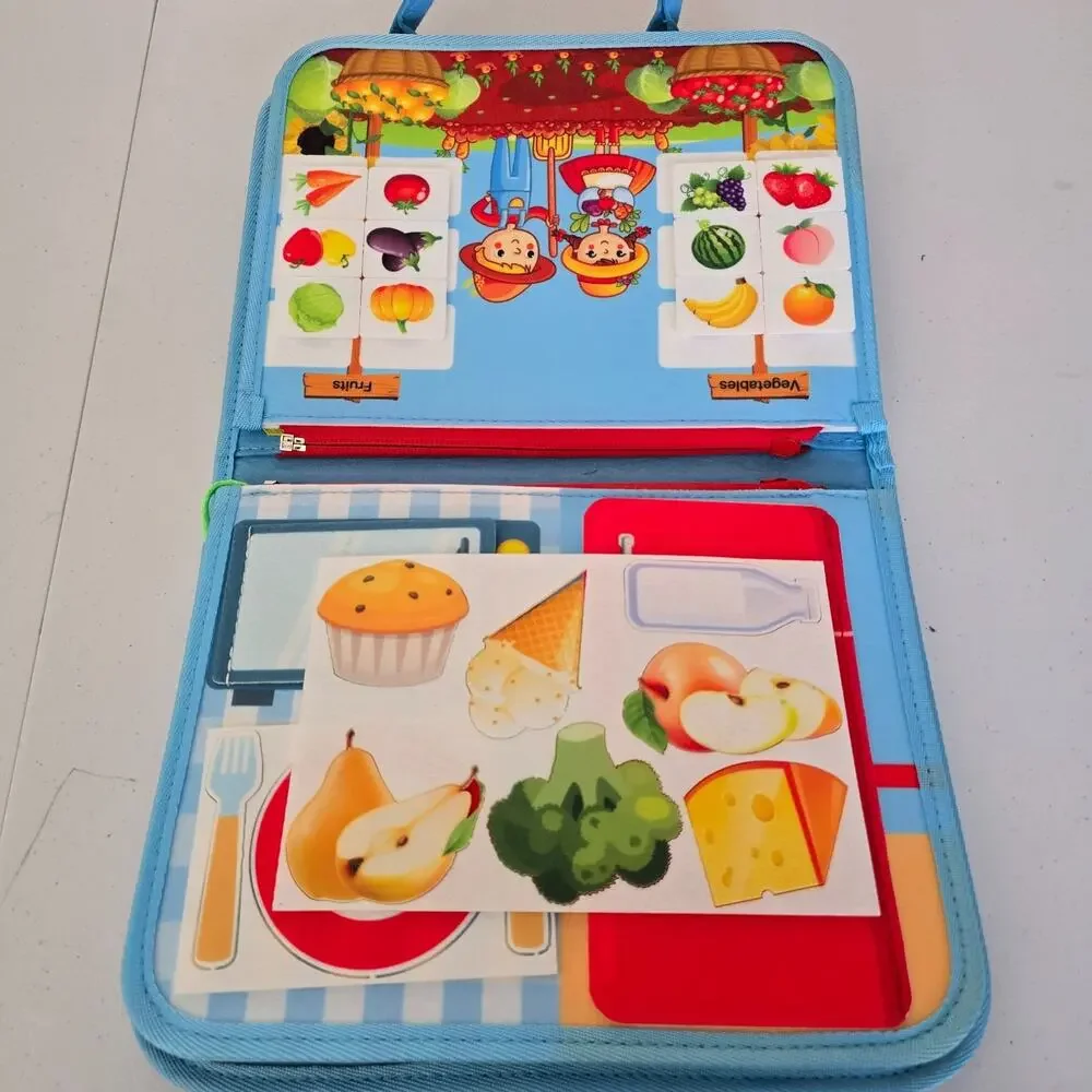 Dessa Lifestyle Busy Board Learning Motor Skills Dinosaur Blue 3+ New